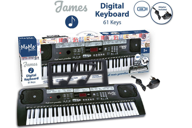 Tastiera Digitale 61Tasti USB e adattatore James I'Next