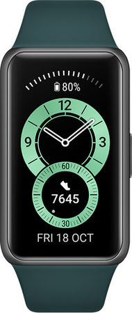 Huawei Band 6 AMOLED Braccialetto per rilevamento di attivitÃ  3,73 cm (1.47") Verde - (HUA BAND 6 GRN 55026634)