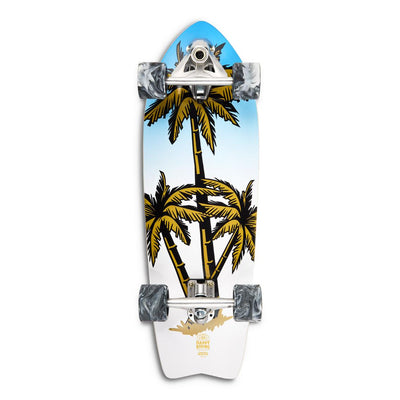 Skateboard Ghettoblaster Surfskate CX7  Palm Sun   30 9.75