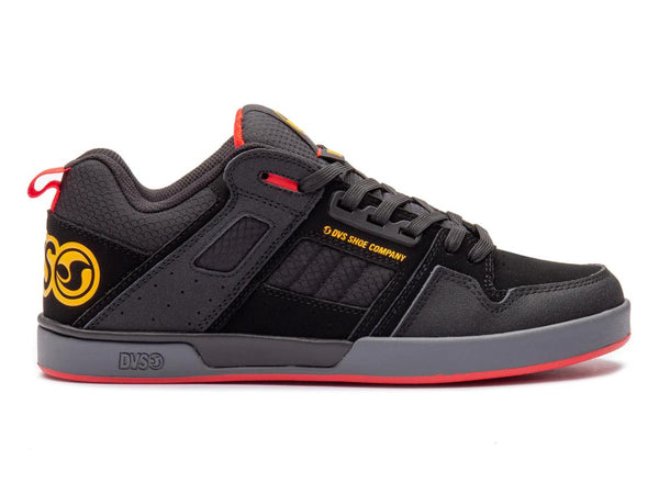 Scarpe sneakers DVS Comanche black red yellow