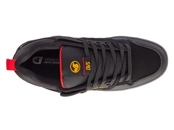Scarpe sneakers DVS Comanche black red yellow