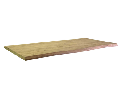Solo top tavolo legno Canberra naturale quadro cm 80x80x4