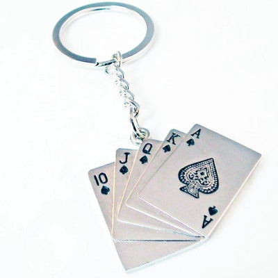 12 Portachiavi Porta Chiave Bomboniere Segnaposto Con Carte Da Gioco Poker Royal
