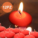 12 X Candeline Galleggianti Rosse Rosso Matrimonio Decorazione Tealight Candele