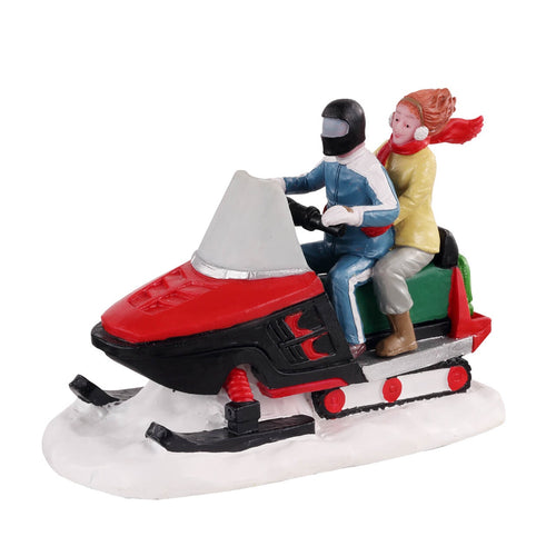 Statuetta decorativa natalizia Motociclista con motoslitta da deve per villaggio di Natale in poliresina Casa e cucina/Decorazioni per interni/Addobbi e decorazioni per ricorrenze/Decorazioni natalizie/Oggettistica MagiediNatale.it - Altamura, Commerciovirtuoso.it