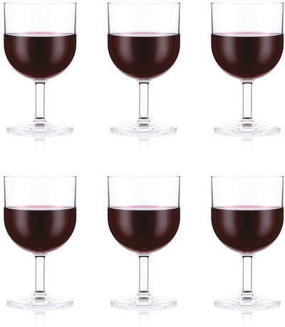 BODUM OKTETT 6 Bicchieri da Vino Rosso in plastica duratura, 0,25 Litri Casa e cucina/Stoviglie/Bicchieri e cristalli/Calici da vino Scontolo.net - Potenza, Commerciovirtuoso.it