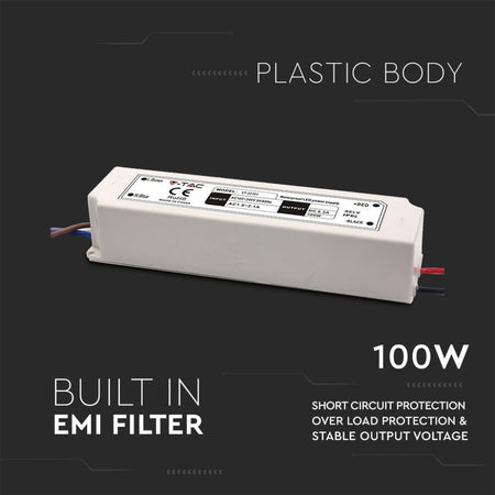 Alimentatore LED Plastic SLIM Power Supply - 100W 12V IP45 Fai da te/Materiale elettrico/Trasformatori Zencoccostore - Formia, Commerciovirtuoso.it