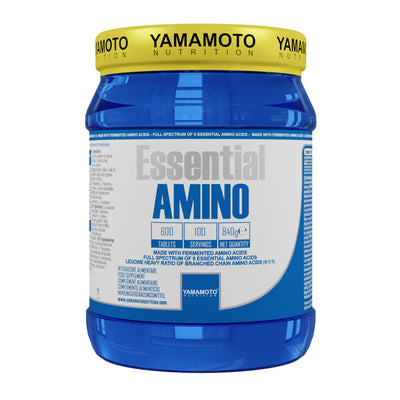 YAMAMOTO Essential AMINO 600 compresse Salute e cura della persona/Alimentazione e nutrizione/Integratori per lo sport/Aminoacidi/L-leucina Tock Black - Solofra, Commerciovirtuoso.it