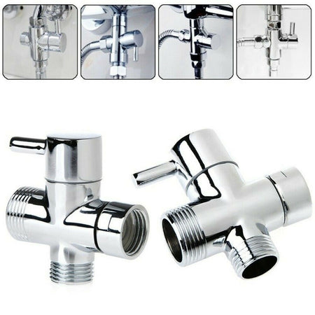 Deviatore Doccia 3 Vie In Ottone - Valvola Deviatrice M22xM24 Per Rubinetto, Lavello E Doccetta - Foto 8