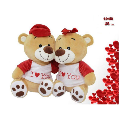 Coppia Orsi Orsetti In Peluche Con Maglia i Love You 25cm San Valentino 69413 Casa, arredamento e bricolage > Prodotti per Feste > San Valentino Trade Shop italia - Napoli, Commerciovirtuoso.it