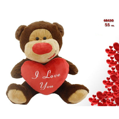 Orso In Peluche Con Cuore Rosso i Love You 55 Cm Pupazzo San Valentino 68430 Casa, arredamento e bricolage > Prodotti per Feste > San Valentino Trade Shop italia - Napoli, Commerciovirtuoso.it