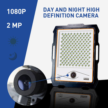 faro LED solare con telecamera full HD integrata wifi 100W 300W 400W IP67 Illuminazione/Illuminazione per esterni/Proiettori Zencoccostore - Formia, Commerciovirtuoso.it