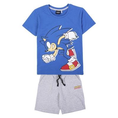 Completo Sonic bambino da 6 a 14 anni Moda/Bambini e ragazzi/Abbigliamento/Completi e coordinati/Completi due pezzi con pantaloncino Store Kitty Fashion - Roma, Commerciovirtuoso.it