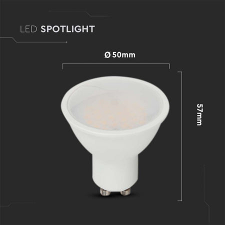 LAMPADINA LED GU10 4.5W V-TAC FARETTO SPOTLIGHT SMD CHIP SAMSUNG Illuminazione/Lampadine/Lampadine a LED Zencoccostore - Formia, Commerciovirtuoso.it