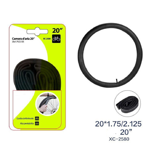 Camera D?aria 20 Per Pneumatici Ruote Bici Bicicletta Bike 20x1.75/2.125 Xc2580 Sport e Tempo Libero > Ciclismo > Ricambi per Bici > Sport Trade Shop italia - Napoli, Commerciovirtuoso.it