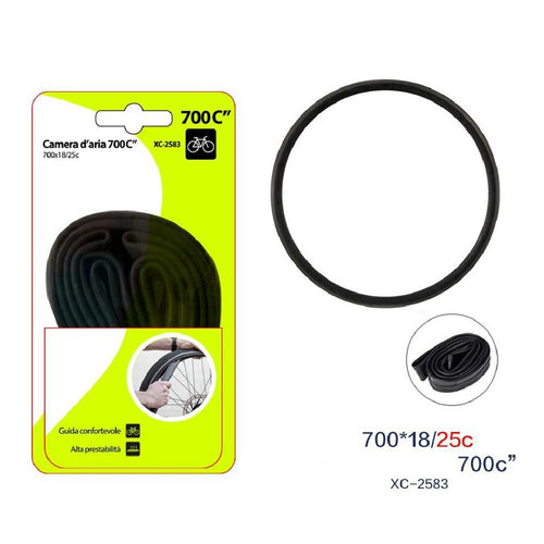 Camera D?aria 700c Per Pneumatici Ruote Bici Bicicletta Bike 700x18/25c Xc-2583 Sport e Tempo Libero > Ciclismo > Ricambi per Bici > Sport Trade Shop italia - Napoli, Commerciovirtuoso.it