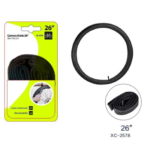 Camera D?aria 26 Per Pneumatici Ruote Bici Bicicletta Bike 26x1.75/2.125 Xc2578 Sport e tempo libero/Attività ricreative all'aperto/Ciclismo/Componenti e parti/Camere d'aria Trade Shop italia - Napoli, Commerciovirtuoso.it