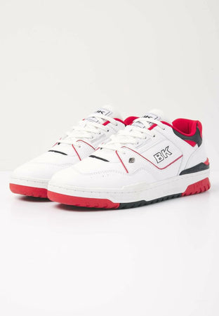 Scarpa sneakers British Knight Vendon white red balck