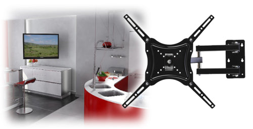 Staffa di appoggio da parete con braccio snodabile per TV LCD LED Plasma 3D 50 Elettronica/Home Cinema TV e video/Accessori/Supporti e mobili TV/Supporti da parete e da soffitto Trade Shop italia - Napoli, Commerciovirtuoso.it