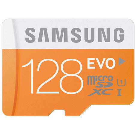 Memoria MicroSD 128GB Samsung Impermeabile MB-MP128D/EU Scheda Micro SD HC EVO Bianco/Arancio Elettronica/Informatica/Dispositivi archiviazione dati/Dispositivi archiviazione dati esterni/Schede di memoria/Micro SD Look at Home il negozio Smart - Como, Commerciovirtuoso.it