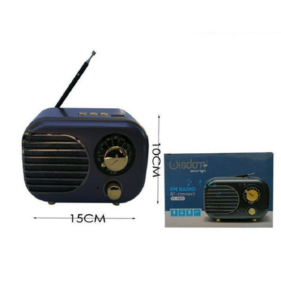 Radio Fm Portatile Con Antenna Speaker Bluetooth Microsd Usb/ms 15x10cm Xc-5005 Elettronica e telefonia > Accessori Audio e Video > Casse Portatili Trade Shop italia - Napoli, Commerciovirtuoso.it