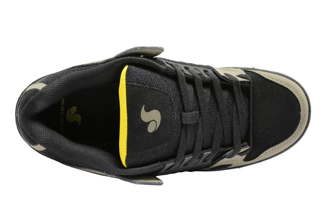Scarpe sneakers DVS Celsius black brindle yellow nubuck