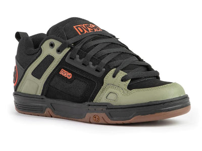 Scarpe sneakers DVS Comanche black olive orange nubuck
