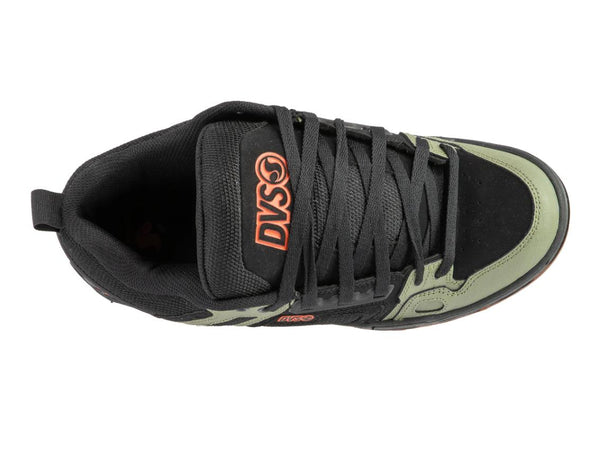 Scarpe sneakers DVS Comanche black olive orange nubuck