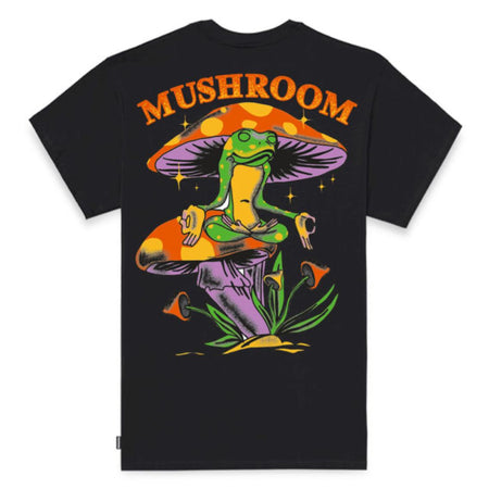Maglietta T-shirt Mushroom Meditation black
