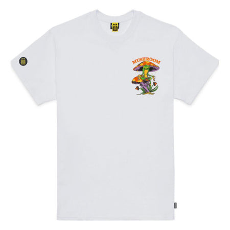 Maglietta T-shirt Mushroom Meditation white