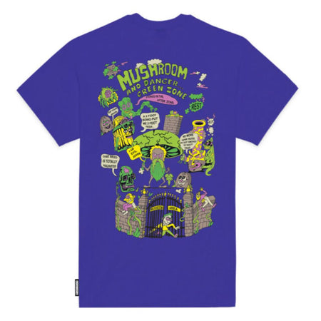 Maglietta T-shirt Mushroom Green Zone violet