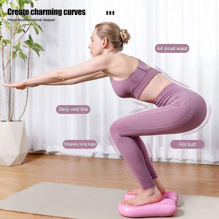 Balance Cuscino Propriocettivo Per Equilibrio Fitness Yoga Pilates Mini  Stepper 