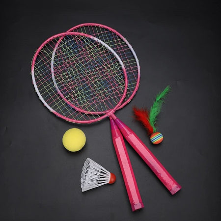 Set Racchetta Badminton Palla Leghe Nylon Per Bambini Giocattoli All'aperto Rosa Sport e Tempo Libero > Tennis e Ping Pong > Sport Trade Shop italia - Napoli, Commerciovirtuoso.it
