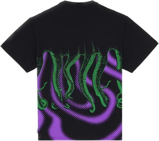 Maglietta T-shirt Octopus vortex black
