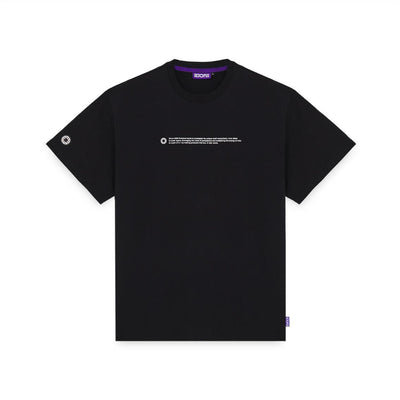 Maglietta T-shirt Octopus Outline Logo black
