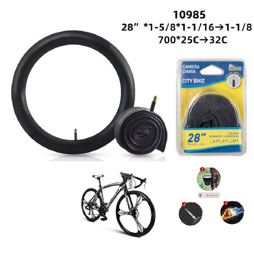Camera D'aria Bici 28 700 X 25c 32c X1 5/8 X1 1/16 1 1/8 Valvola Schrader 10985 Sport e Tempo Libero > Ciclismo > Ricambi per Bici > Sport Trade Shop italia - Napoli, Commerciovirtuoso.it