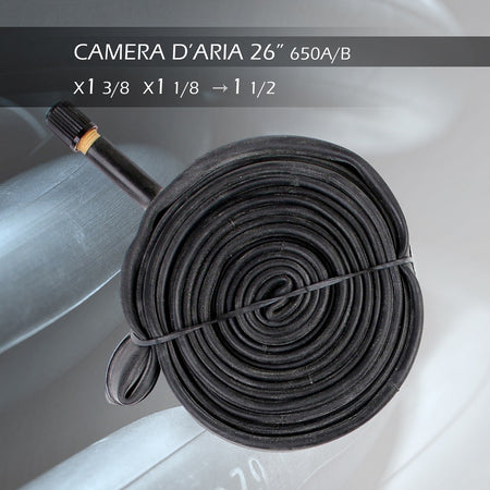 Camera Aria Bici 26" 650a/b X1 3/8 X1 1/8 1 1/2 Valvola Schrader Americana 3262 Sport e Tempo Libero > Ciclismo > Ricambi per Bici > Sport Trade Shop italia - Napoli, Commerciovirtuoso.it