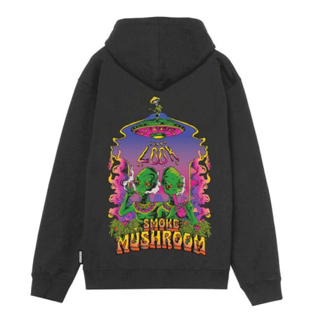 Felpa Mushroom Alien Smoke hoodie black