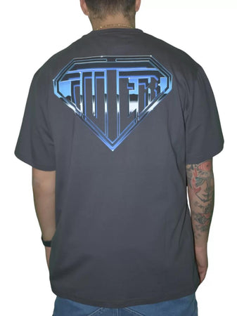 Maglietta T-shirt Iuter Metal logo asphalt