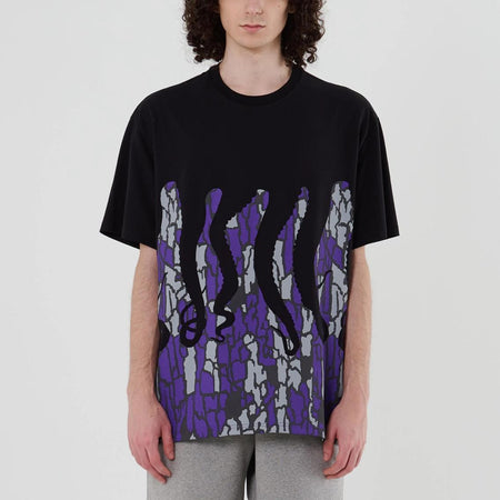 Maglietta T-shirt Octopus Hunting black
