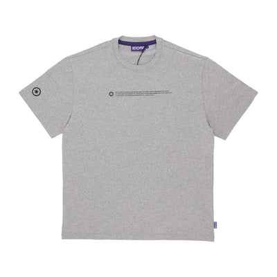 Maglietta T -shirt Octopus Outline Logo gray black