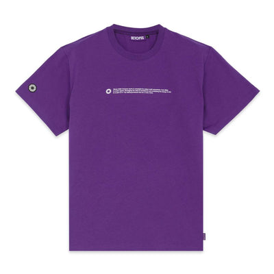 Maglietta T-shirt Octopus Outline Logo purple
