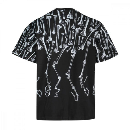 Maglietta T-shirt Octopus Bones black