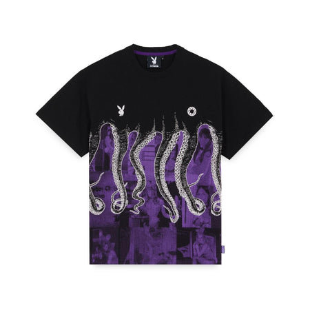 Maglietta T-shirt Octopus Love Every Bunny black