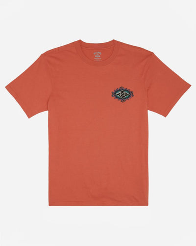 Maglietta T-shirt Billabong Crayon Wave orange