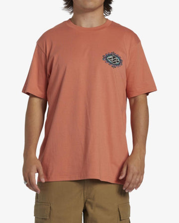 Maglietta T-shirt Billabong Crayon Wave orange