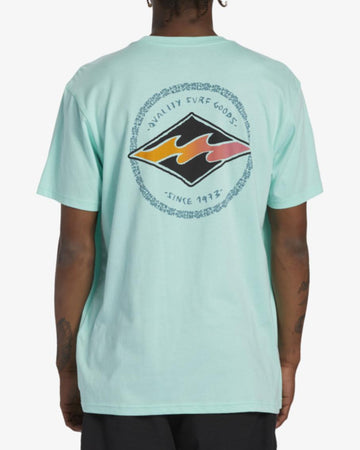Maglietta T-shirt Billabong Rotor Diamond minty