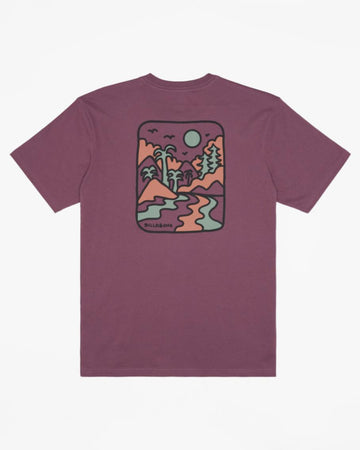 Maglietta T-shirt Billabong Shine purple
