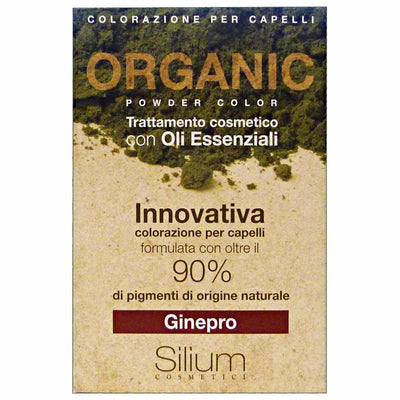 Silium Ginepro Organic Powder Color Tinta Organica Per Capelli 90% Naturale Ultra Delicata Bellezza/Cura dei capelli/Colore/Colore permanente OMS Profumi & Borse - Milano, Commerciovirtuoso.it