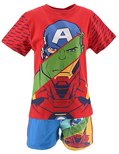 Completo T-shirt con Pantaloncino Avengers da 4 a 10 anni Moda/Bambini e ragazzi/Abbigliamento/Completi e coordinati/Completi due pezzi con pantaloncino Store Kitty Fashion - Roma, Commerciovirtuoso.it